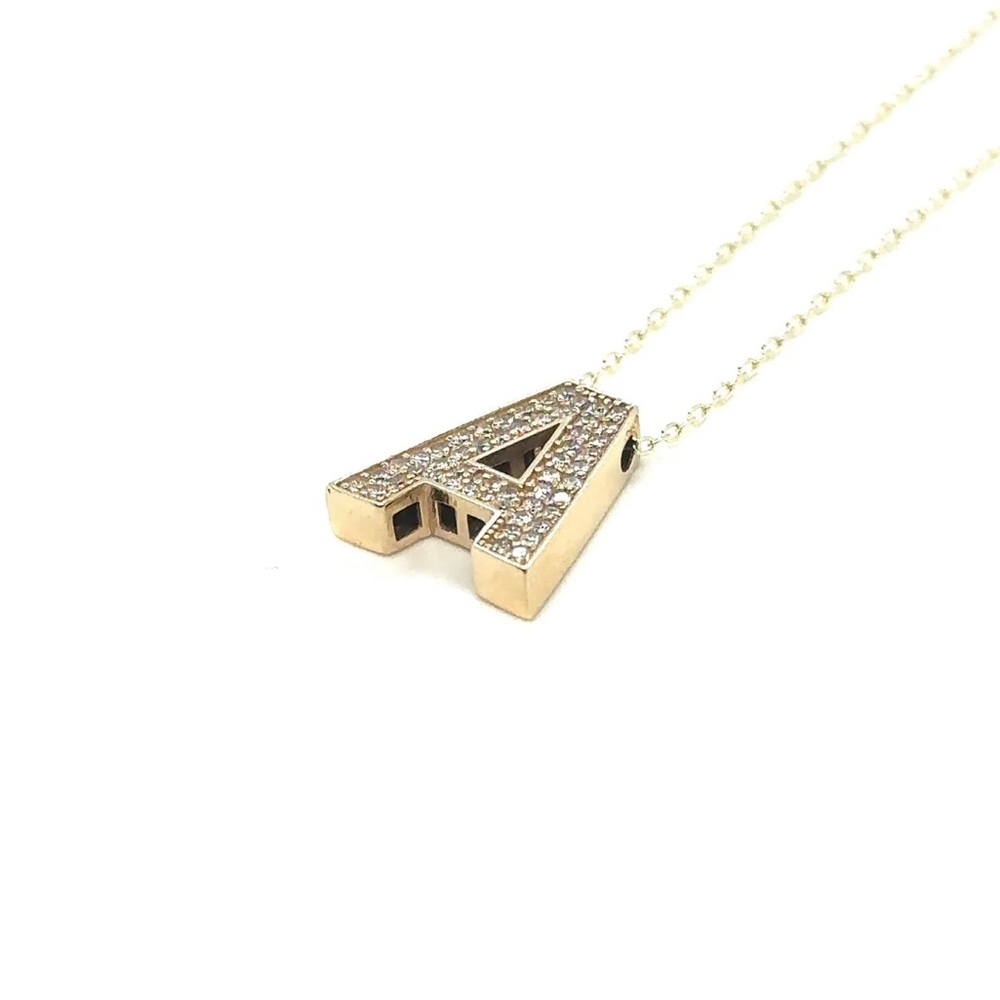 Initial Letter “A” Pendant